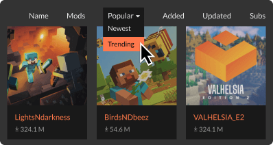 You control the experience